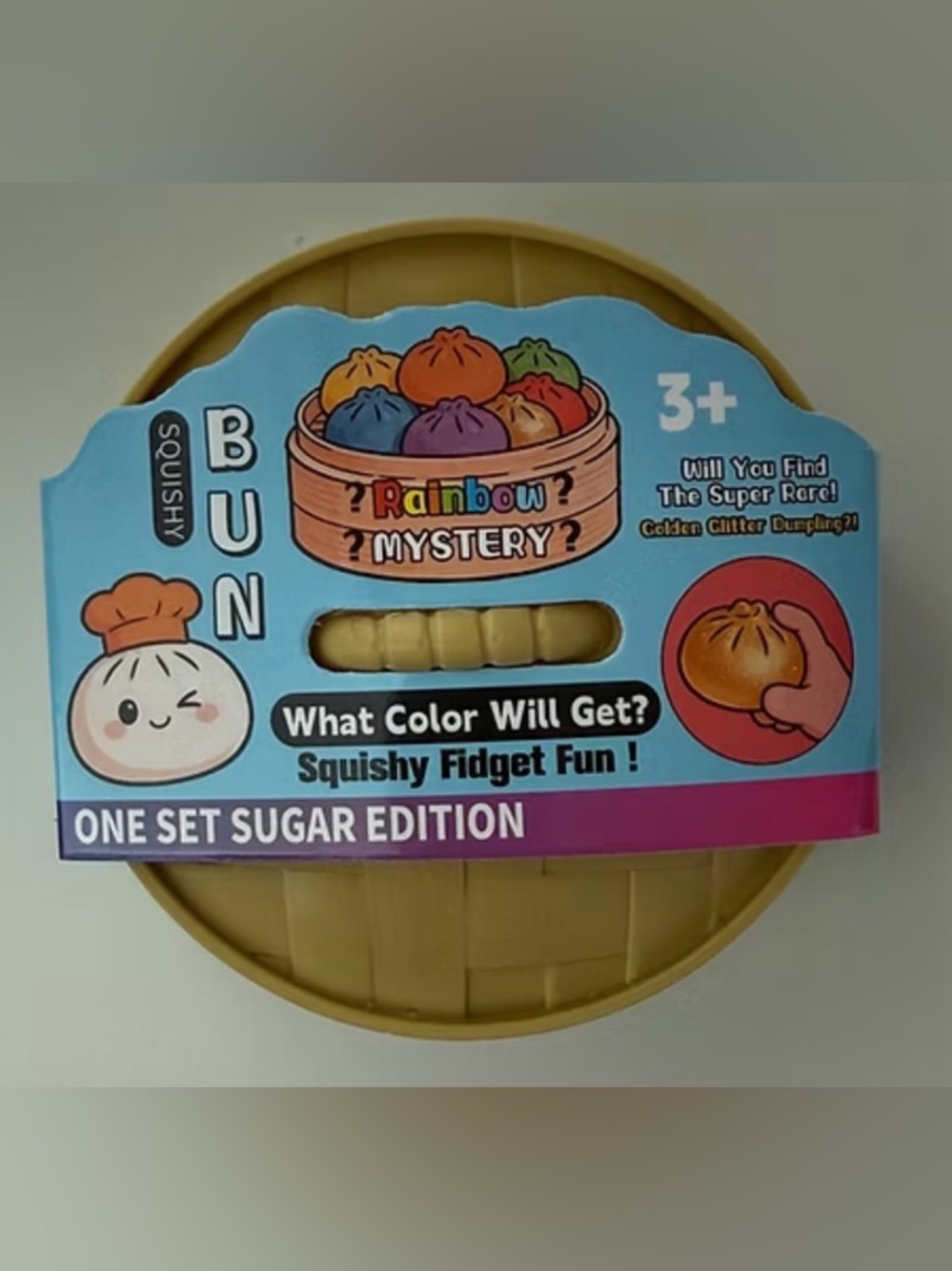 Squishy Rainbow Mystery Dumpling Fidget  Toy